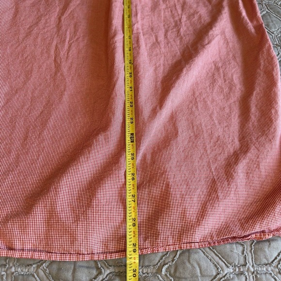 Ralph Lauren Men's Button Up, Red/White Check Medium Embroidered Yacht Club RLYC - Picture 8 of 13